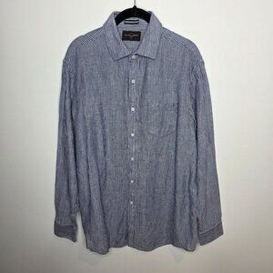 Black Brown 1826 Button Up Mens‎ Medium